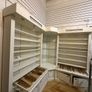 Glass and Metal Shelving Unit Image 7