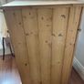 wood bedside locker Image 6