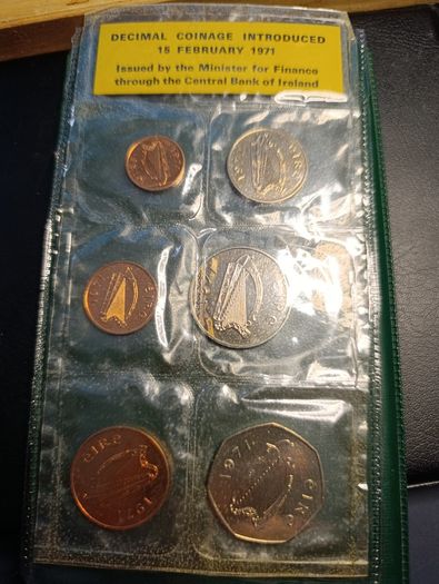 1971 Ireland Decimal Specimen Set - Scarce