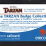1999 Ireland 10 unit Tarzan leaping (Axalto/Gemalto (Gemplus) AX01) Call Card Used Image 2