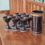 Louis Mulcahy Wine Cooler and Goblets set Image 5