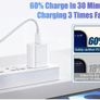 10x 2M USB-C to 8 Pin Charging & Data Cable White BULK / WHOLESALE Image 9