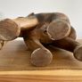 Large Wooden Elephant Image 5