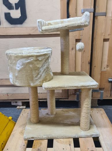 Cat Tree / Scratching Post with Condo and Bed