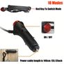 12 LED Flashing LED Light Bar, Beacon Lights, 12V Powered with Car Plug, Image 6