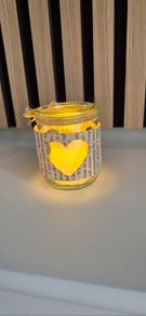 wedding decor - tealight jars