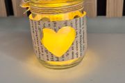 wedding decor - tealight jars