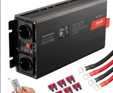 Inverter 2000W 12V Pure Sine Wave Remote LCD