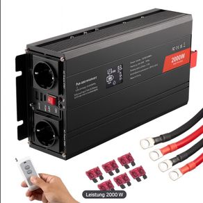Inverter 2000W 12V Pure Sine Wave Remote LCD