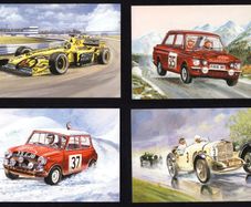 2001 Ireland Irish Motorsport  Commemorative Stamps Maximum Cards Mint