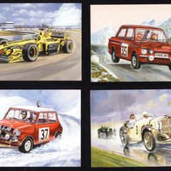 2001 Ireland Irish Motorsport  Commemorative Stamps Maximum Cards Mint
