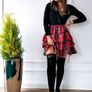 Plaid tartan skirt Image 5