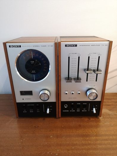 Sony T-88 Amp & Sony ST-88 Tuner - with all original packaging