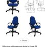 Lovely fresh Office chair Image 4