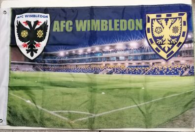 Afc Wimbledon/Wimbledon Plough Lane flag.