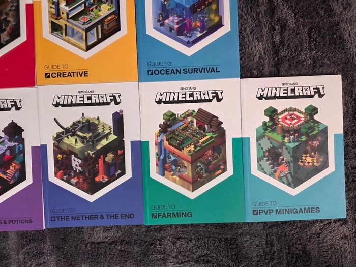 Minecraft Guide Book Set  8 Books can post!