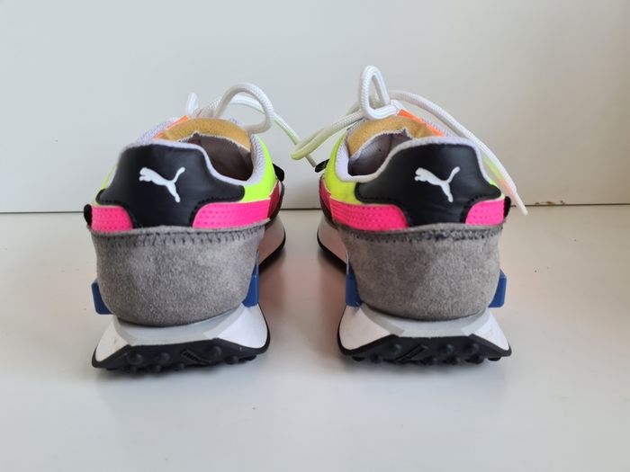 Puma sport shoes trainers runners colourfull uk4 EU 37