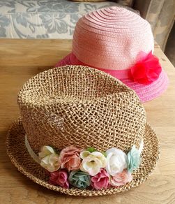 2 Cute Next Girls Holiday Hats