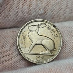 Ireland 1967 3d Threepence Gen Uncirculated Stunner