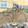 1960/70s Brass Peacock Firescreen Image 3