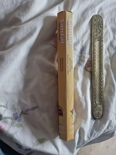 Metal Incense Holder With Incense Sticks