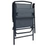 Folding Garden Chairs 2 pcs Texilene Grey Image 5