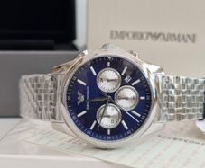 Emporio Armani 41mm Blue Dial Chronograph Watch AR11582