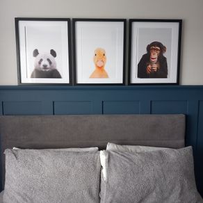 Set of framed prints