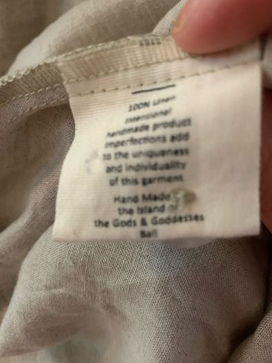 100% linen dress
