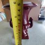 Rare find Vintage Red Wing Pottery urn vase Handcrafted in portugal. Image 4