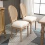 Set of 2 Dining Chairs, Viennese Cane, Solid Wood Image 6