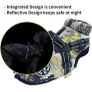 Small Dog Jacket with Harness, Outdoor Dog Sport Vest, Outdoor Warm Pet Winter Coat Harness for Cats Puppy Small Dogs, (Camo) Image 5