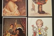 4 Postcard Lot