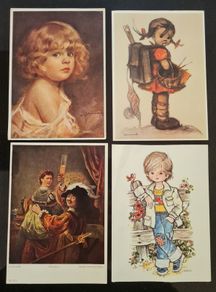 4 Postcard Lot