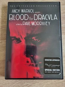 Blood for Dracula Criterion DVD rare OOP