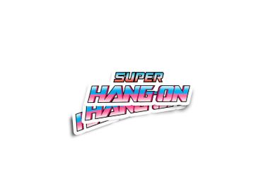 Super Hang-On Glossy Stickers 2-Pack