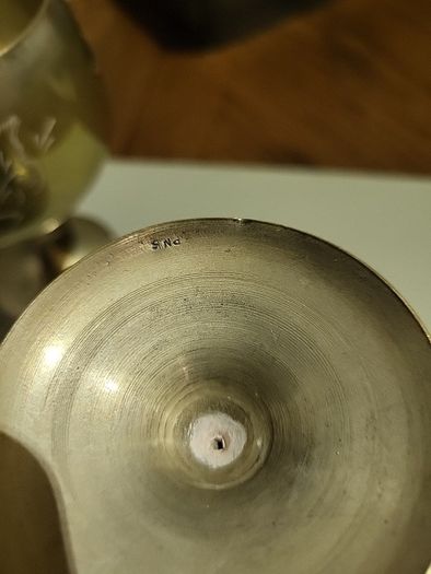 Pair of epns goblets