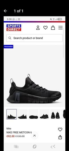Nike Free Metcon 6