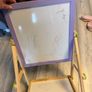 kids table and chairs set + chalk/white board Image 4
