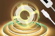 USB-Powered COB LED Strip with Motion Sensor Non-Contact Control, Dual Colour Temperature