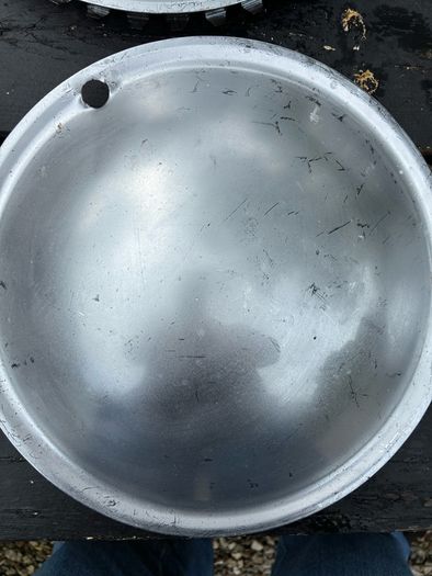 13 inch Chrome Wheel Trims. Moon discs.