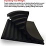 12 Pack Acoustic Foam Panels, 1" X 12" X 12" Studio Soundproof Wedge-shaped Fireproof Soundproof Liner Acoustic Treatment Foam (FREE POSTAGE) Image 5