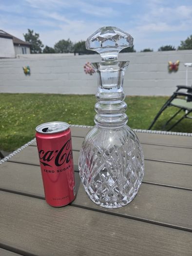 Heavy Crystal 3 Ring Decanter