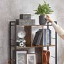 Industrial Bookshelf with 5 Shelves Image 4
