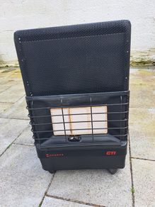 Superset Gas heater with cylinder and gas bottle ( The bottle is empty)