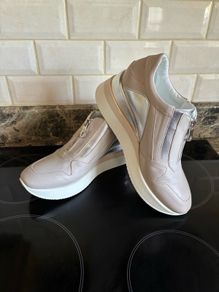 Ladies Marco Moreo platform trainers