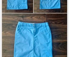 Camaieu chino skirt in light blue s. 10/M