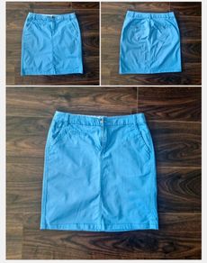 Camaieu chino skirt in light blue s. 10/M