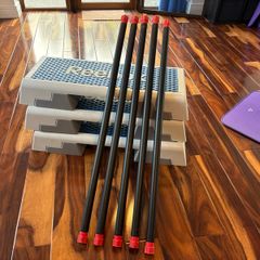 Reebok Steps & 8kg Barbells