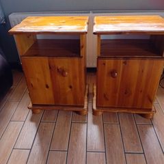 2  bed side lockers